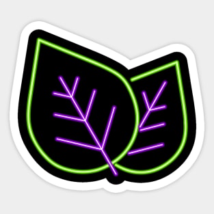 Leaves Line Light Sticker